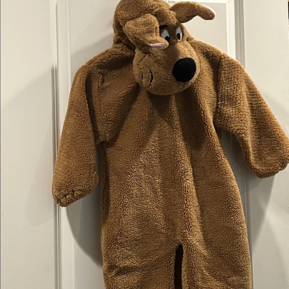 Warner Bros. Studio Scooby Doo Sherpa Puppy Dog zipUp Halloween Costume kids S